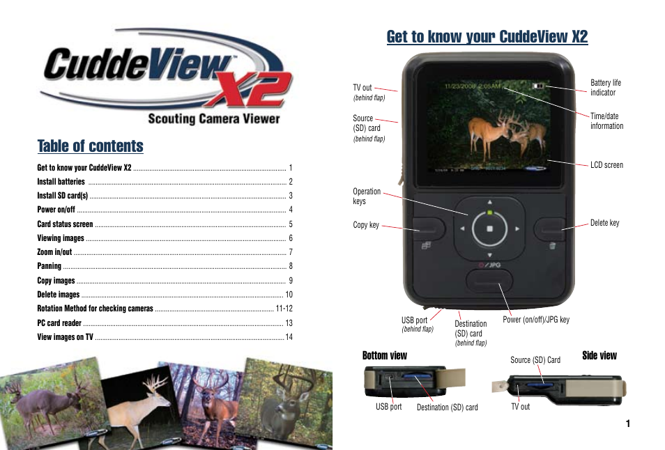 Cuddeback CUDDEVIEW X2 User Manual | Page 2 / 20