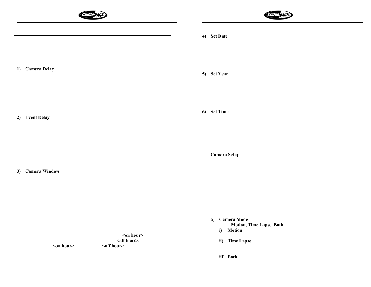 Cuddeback C1000 User Manual | Page 14 / 19