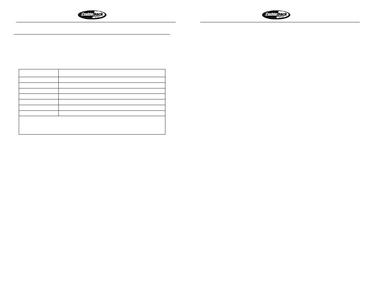 Cuddeback C1000 User Manual | Page 2 / 19