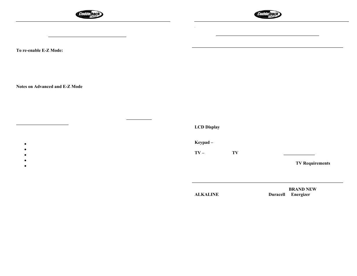 Cuddeback detailed instructions | Cuddeback C1000 User Manual | Page 6 / 19