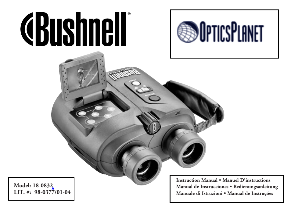 Bushnell 18-0832 User Manual | 16 pages