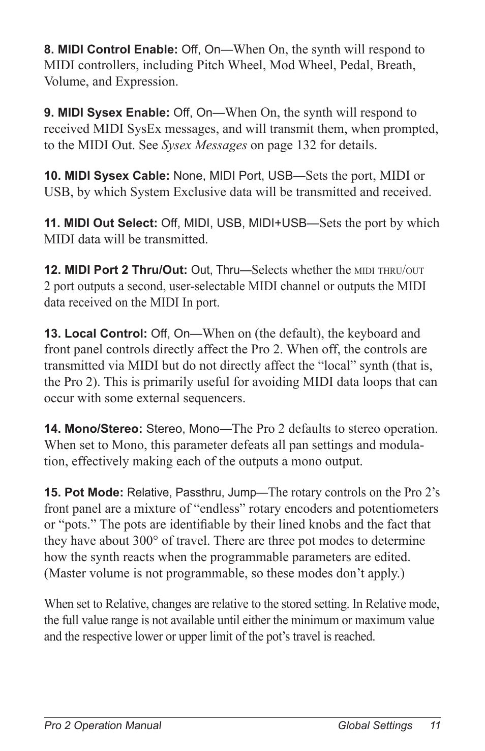 Bookmark 1 | Dave Smith Instruments PRO 2 User Manual | Page 21 / 152