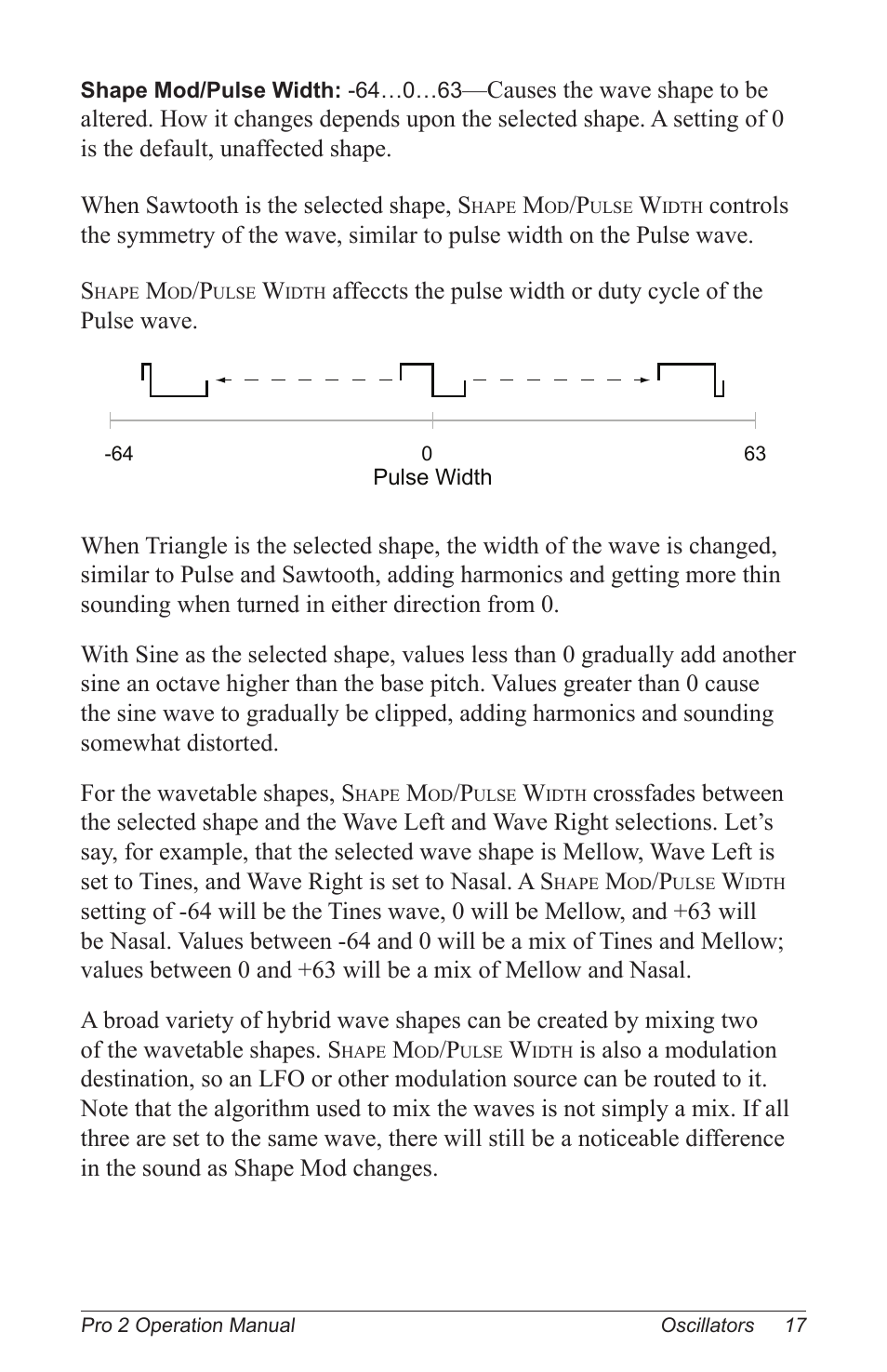 Dave Smith Instruments PRO 2 User Manual | Page 27 / 152