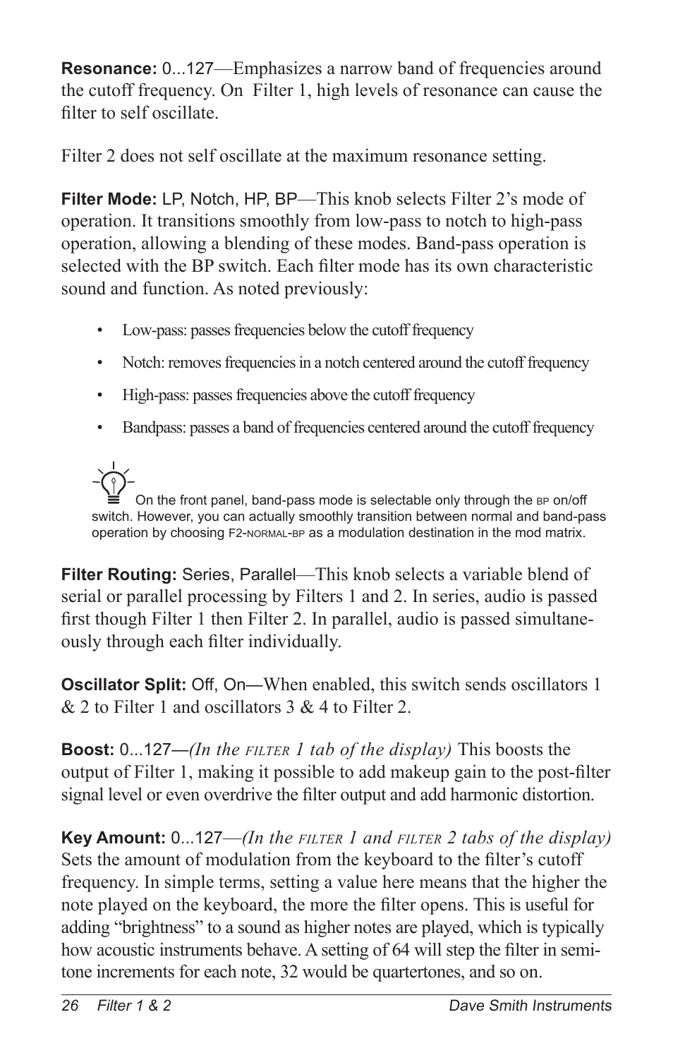 Dave Smith Instruments PRO 2 User Manual | Page 36 / 152