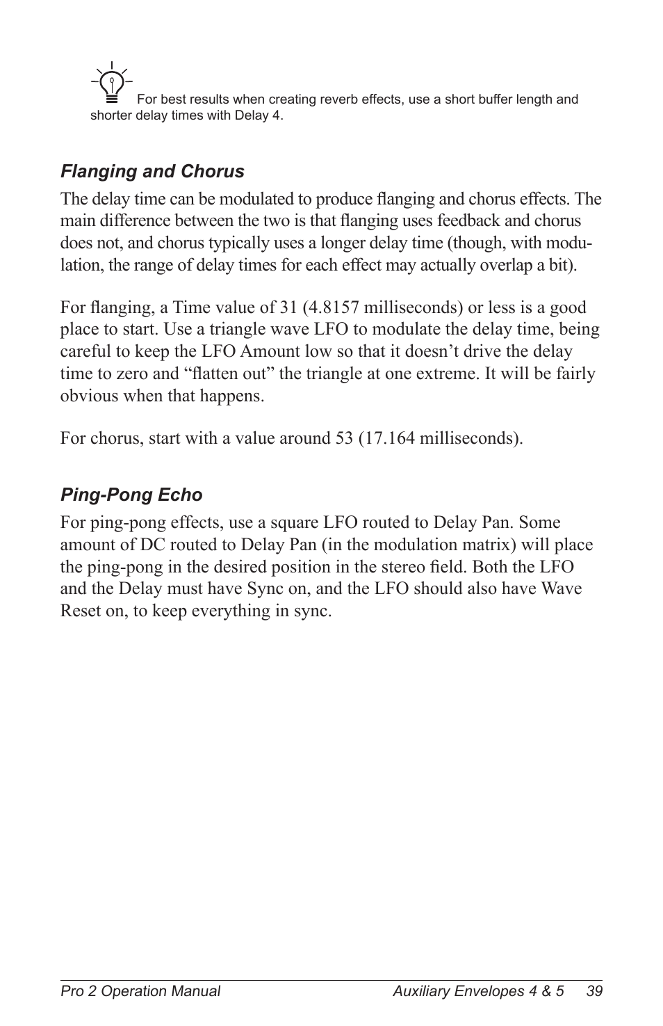 Dave Smith Instruments PRO 2 User Manual | Page 49 / 152