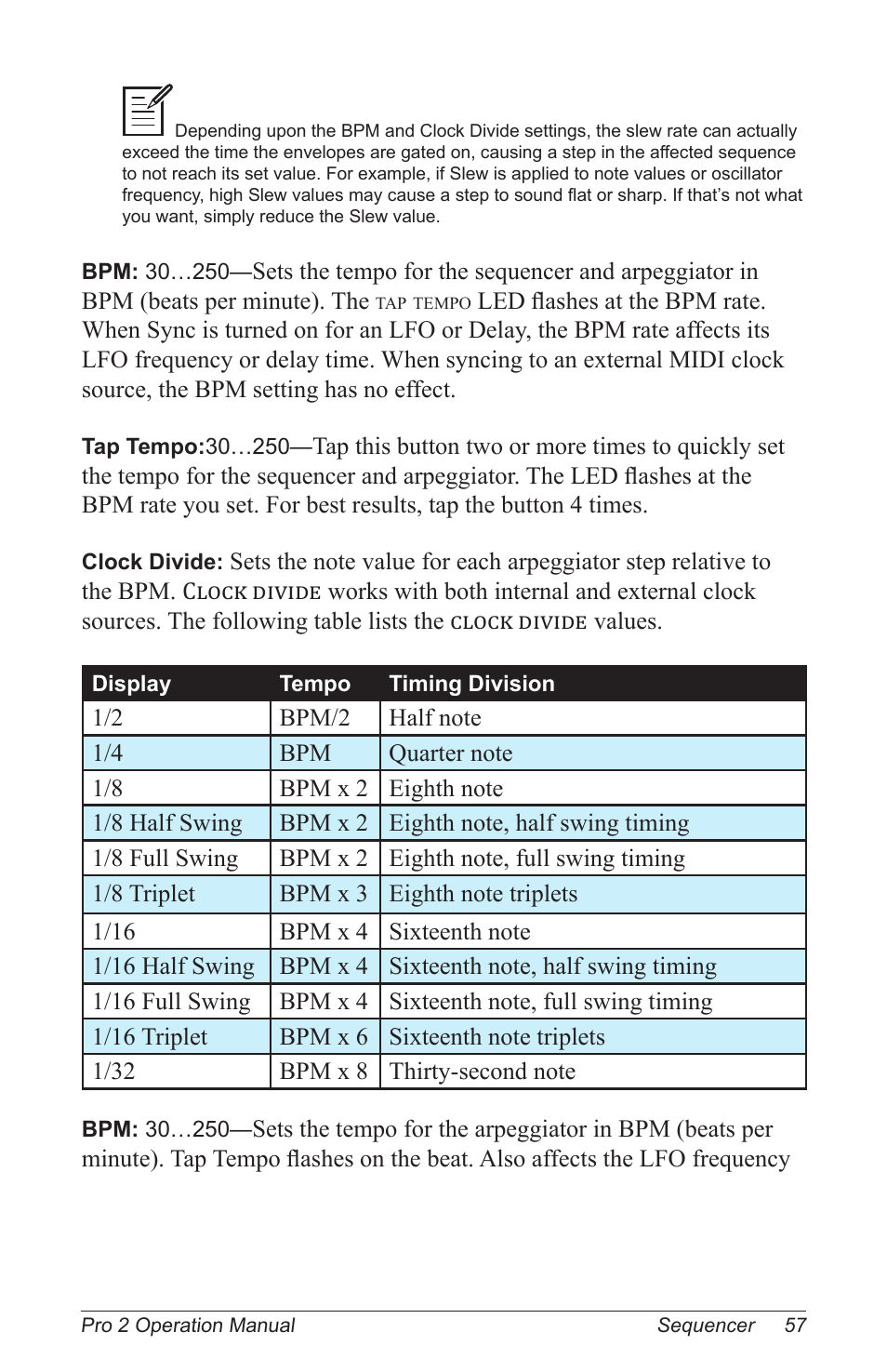 Dave Smith Instruments PRO 2 User Manual | Page 67 / 152