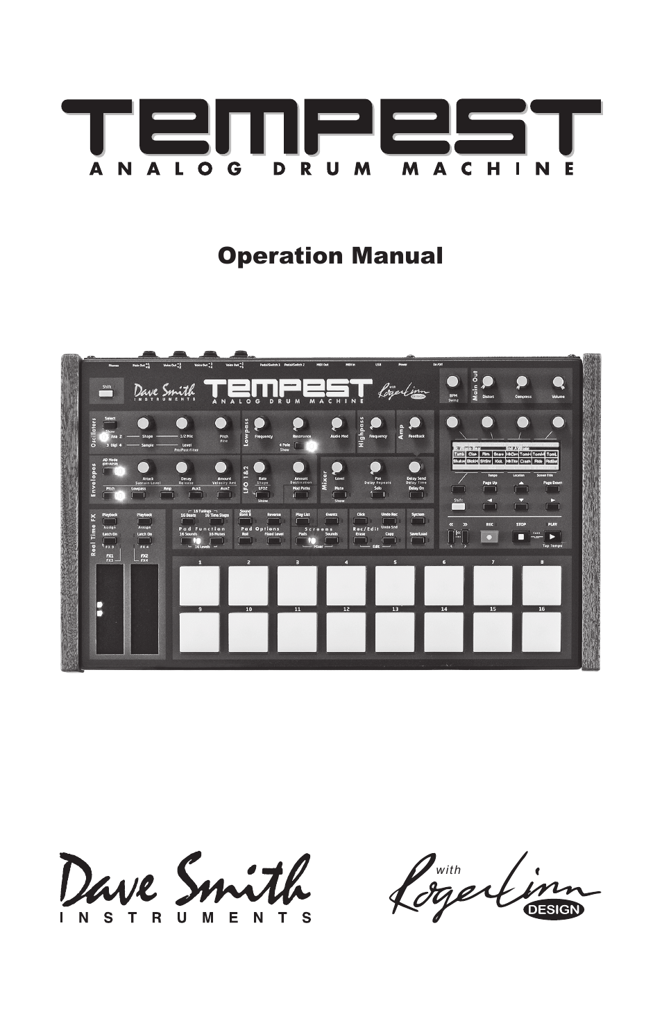 Dave Smith Instruments TEMPEST User Manual | 90 pages