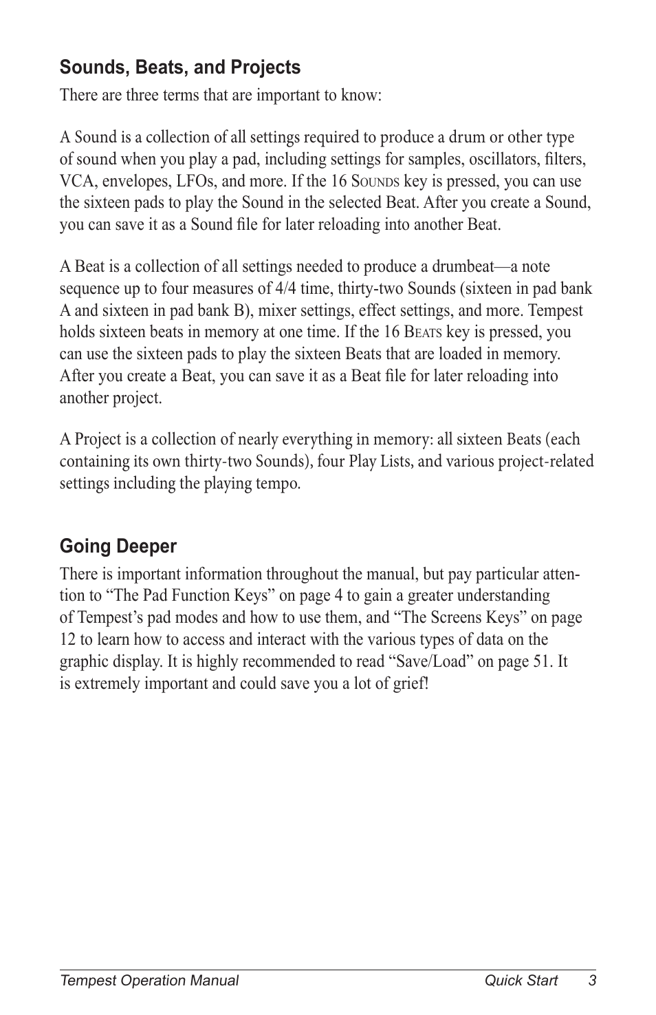 Dave Smith Instruments TEMPEST User Manual | Page 13 / 90