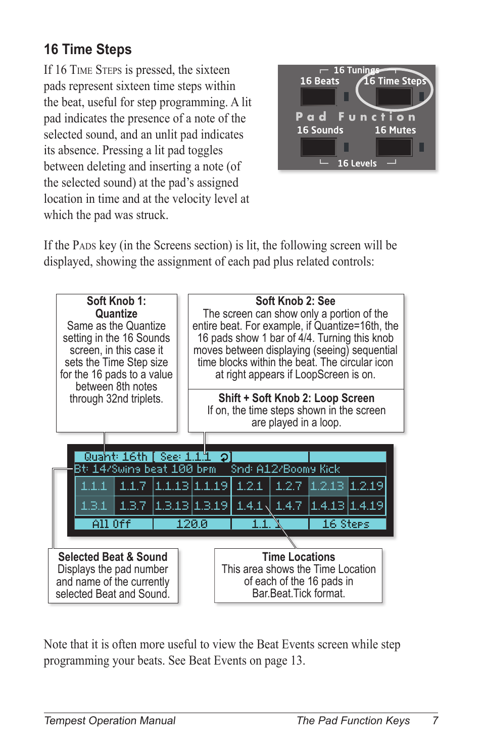 16 time steps, If 16 t | Dave Smith Instruments TEMPEST User Manual | Page 17 / 90