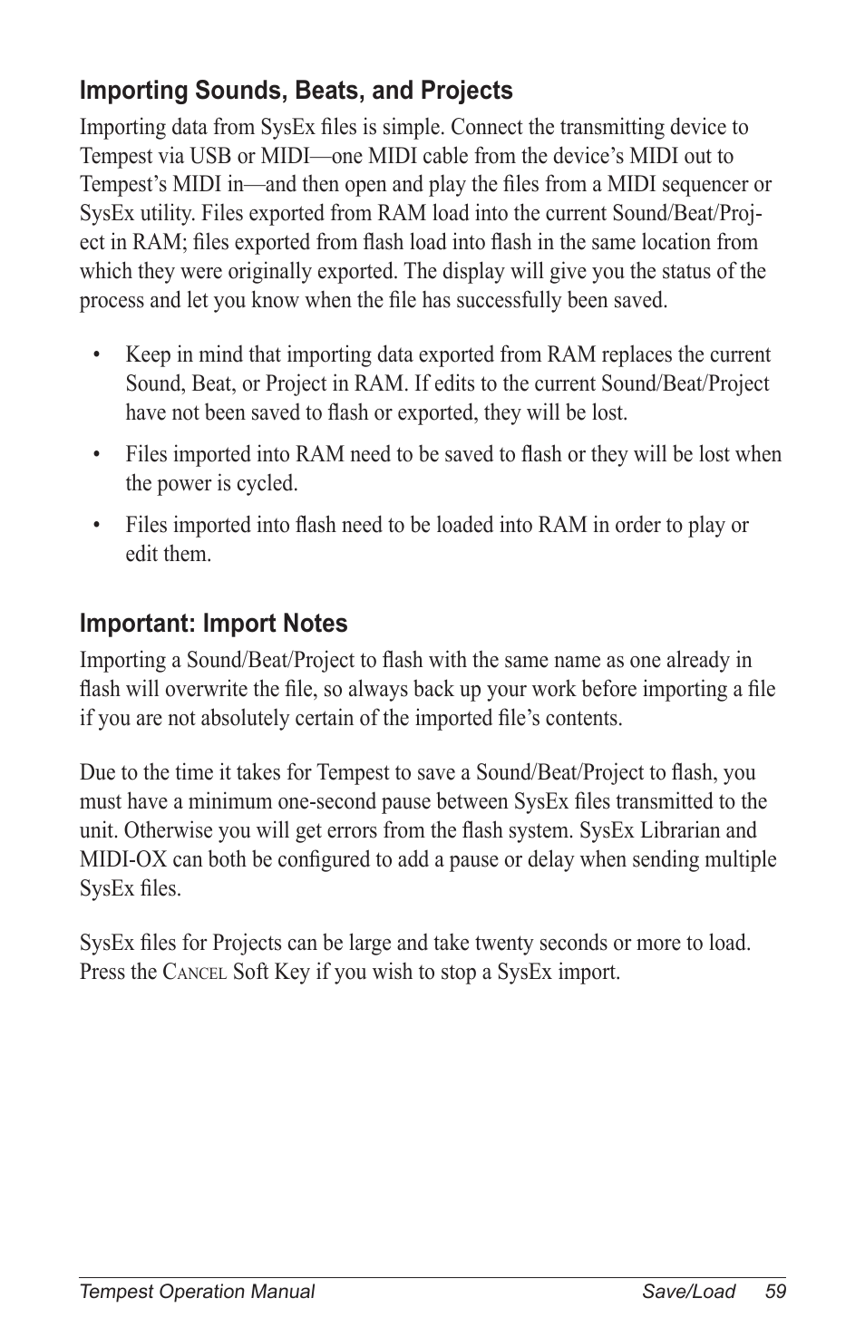 Dave Smith Instruments TEMPEST User Manual | Page 69 / 90