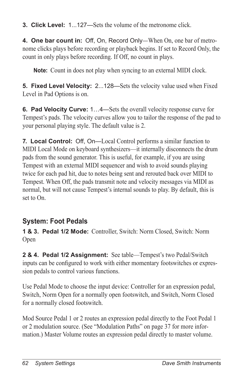 Dave Smith Instruments TEMPEST User Manual | Page 72 / 90