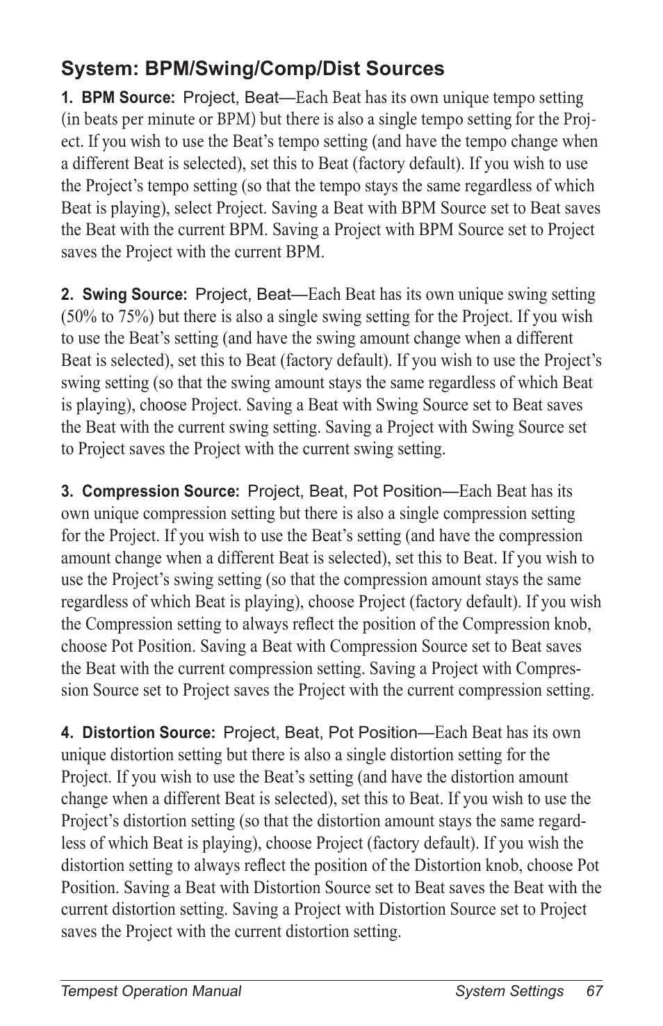 Dave Smith Instruments TEMPEST User Manual | Page 77 / 90