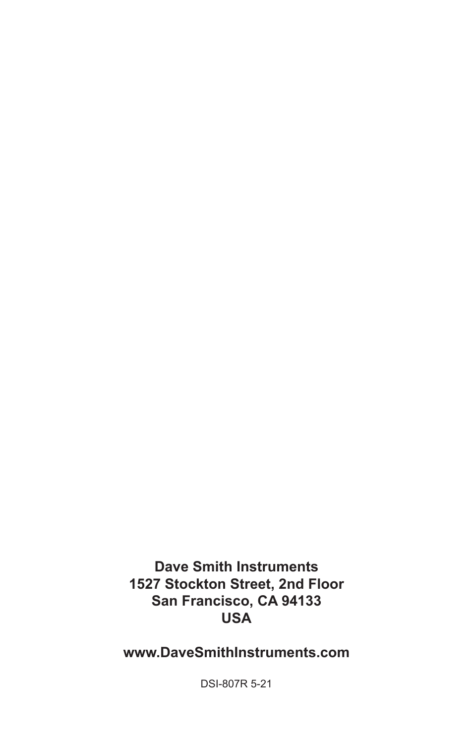 Dave Smith Instruments TEMPEST User Manual | Page 90 / 90