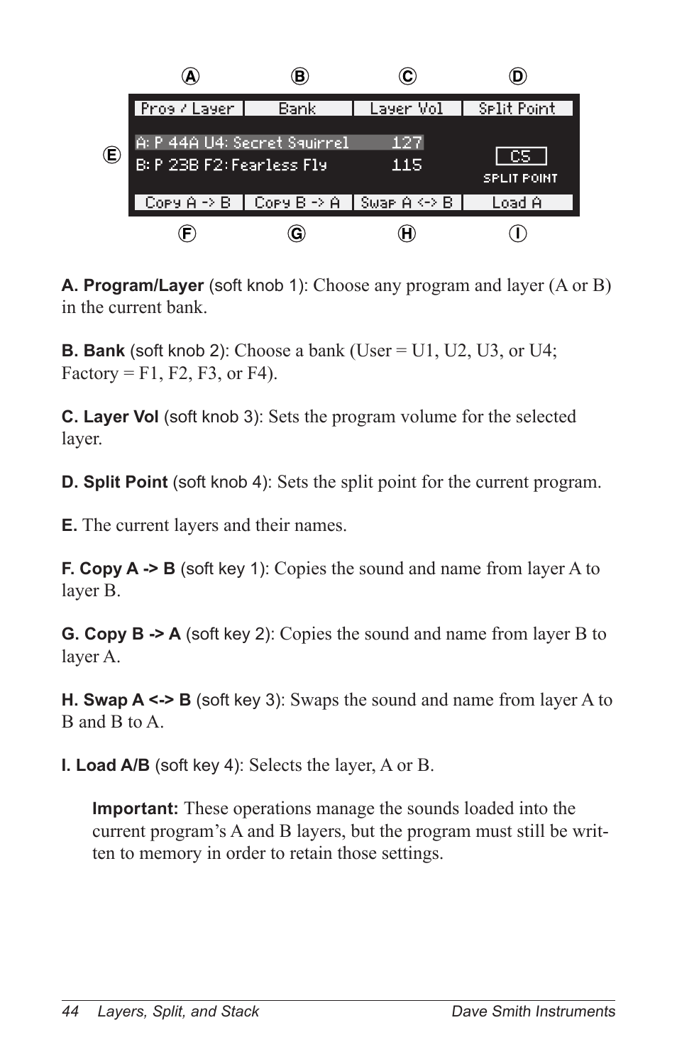 Dave Smith Instruments PROPHET 12 KEYBOARD User Manual | Page 54 / 100