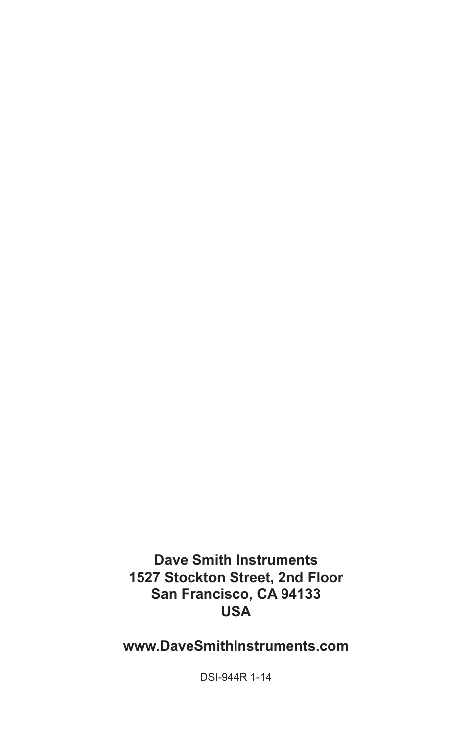 Dave Smith Instruments PROPHET 12 DESKTOP User Manual | Page 104 / 104