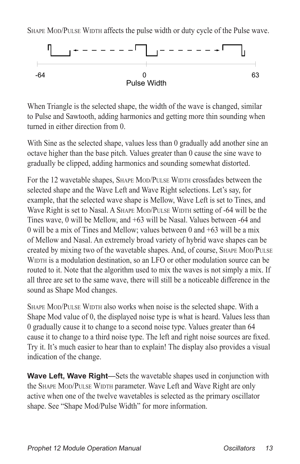 Dave Smith Instruments PROPHET 12 DESKTOP User Manual | Page 25 / 104