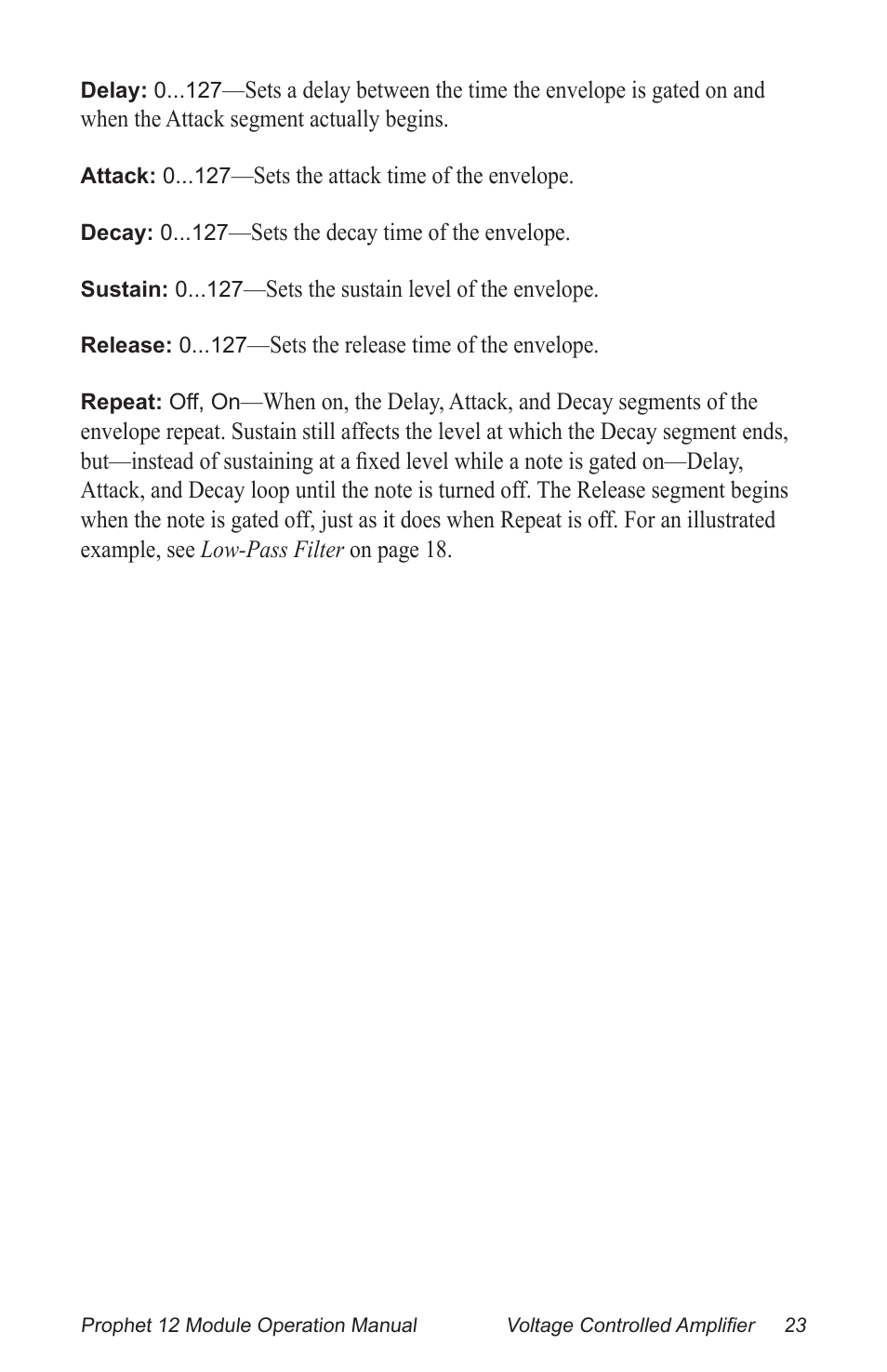Dave Smith Instruments PROPHET 12 DESKTOP User Manual | Page 35 / 104