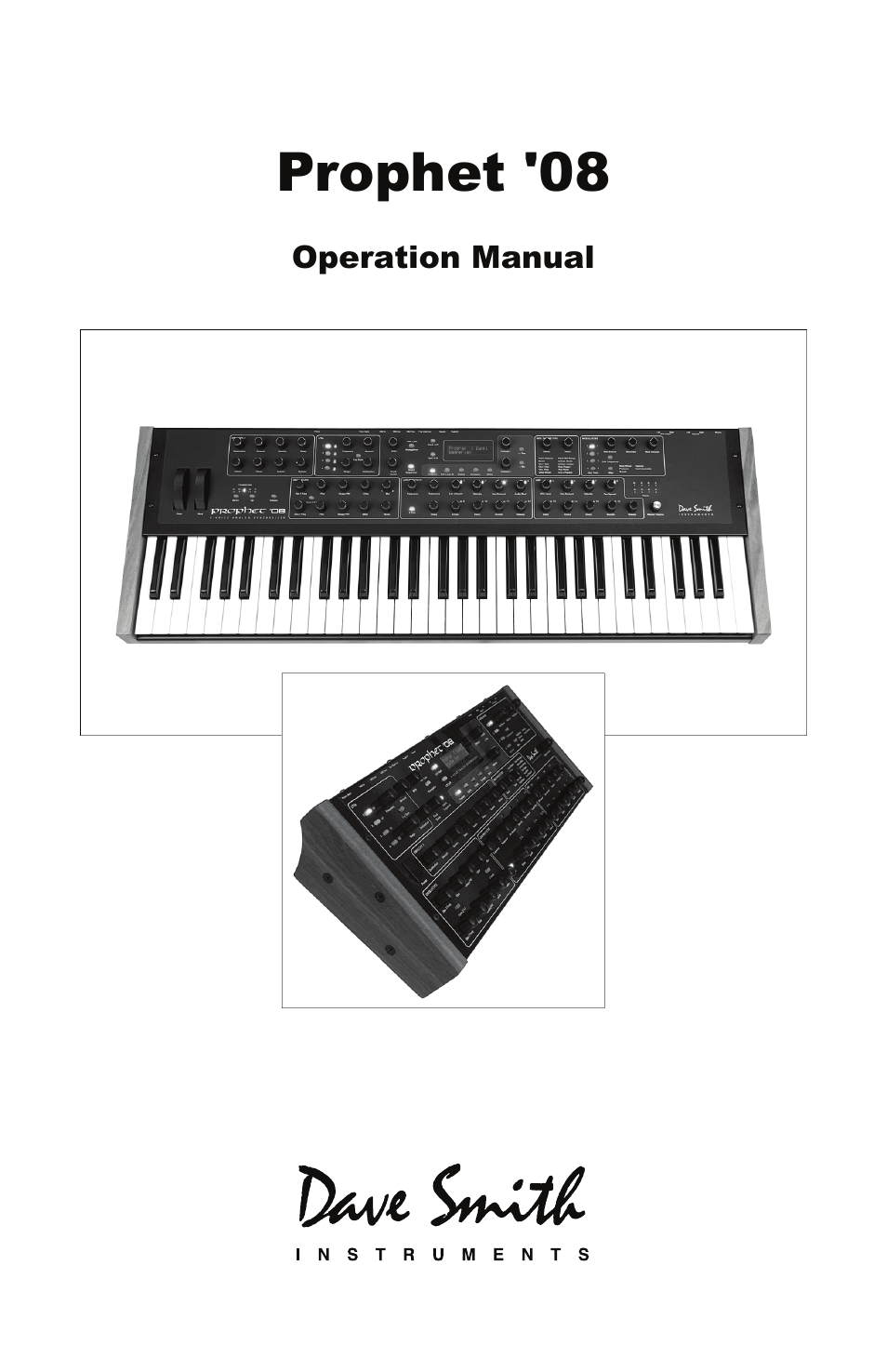 Dave Smith Instruments PROPHET 08 DESKTOP User Manual | 64 pages