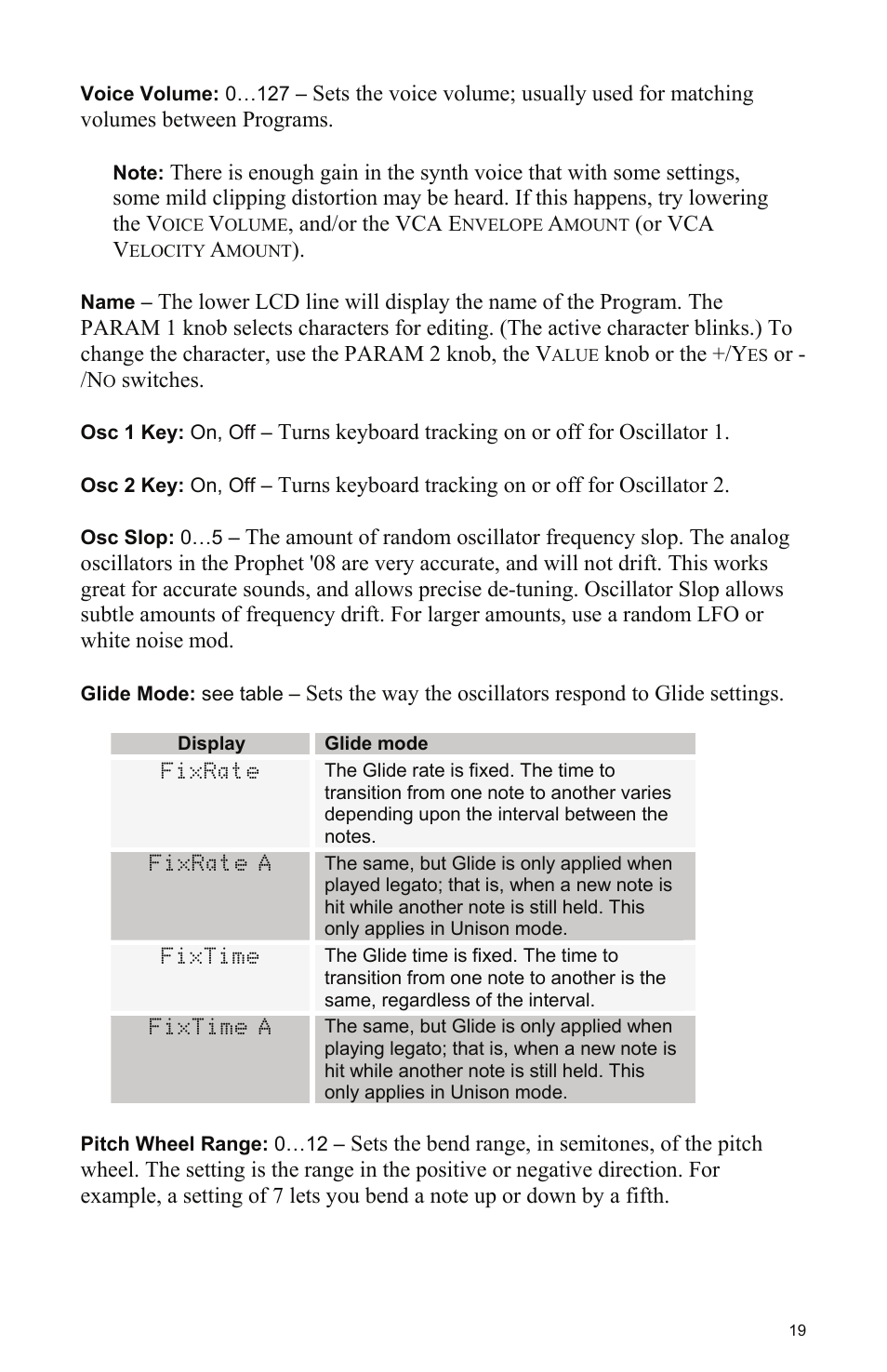 Dave Smith Instruments PROPHET 08 DESKTOP User Manual | Page 25 / 64