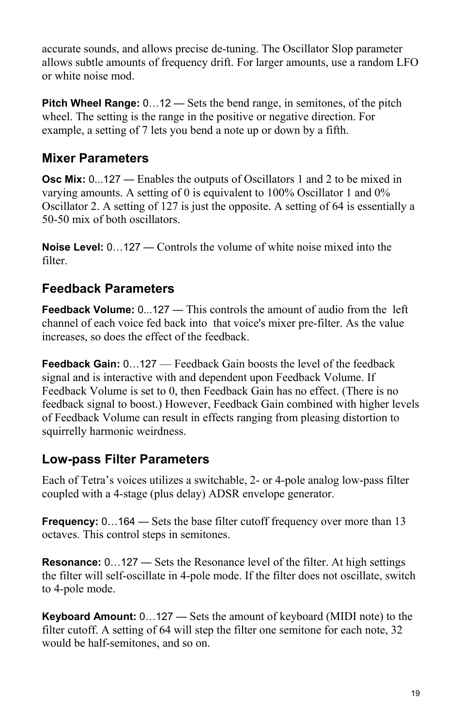 Dave Smith Instruments TETRA User Manual | Page 25 / 76