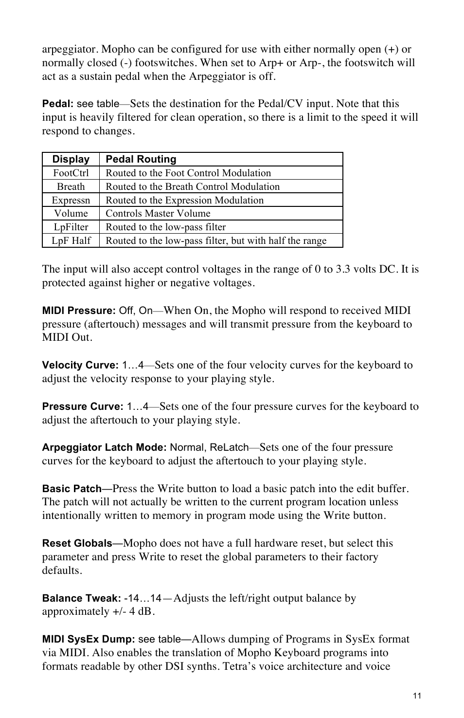 Dave Smith Instruments MOPHO SE User Manual | Page 17 / 72