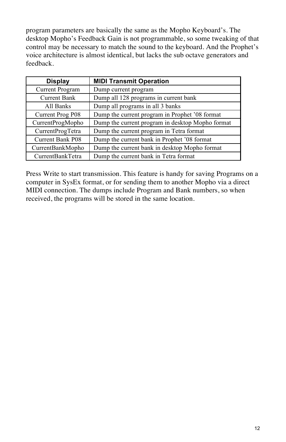 Dave Smith Instruments MOPHO SE User Manual | Page 18 / 72