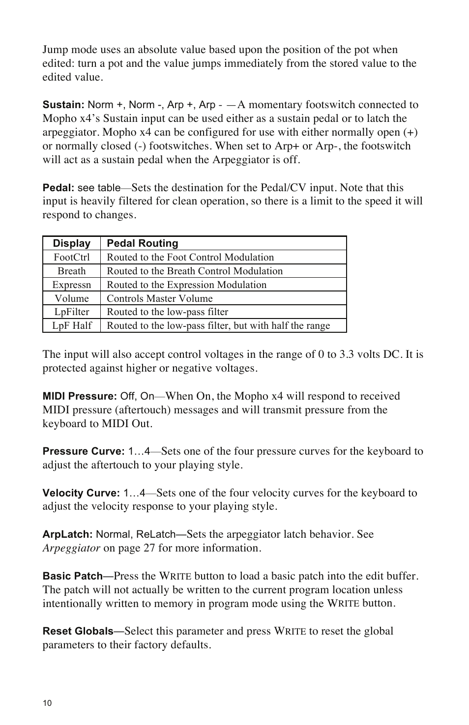 Dave Smith Instruments MOPHO X4 User Manual | Page 16 / 68