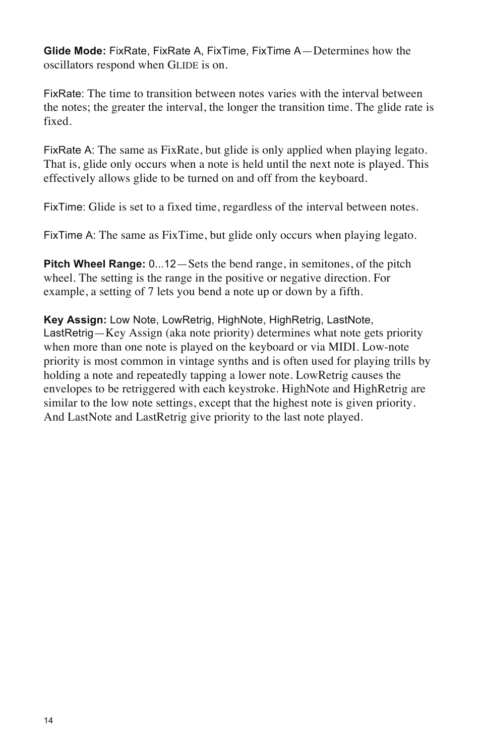 Dave Smith Instruments MOPHO X4 User Manual | Page 20 / 68