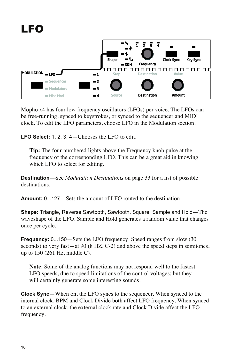 Dave Smith Instruments MOPHO X4 User Manual | Page 24 / 68