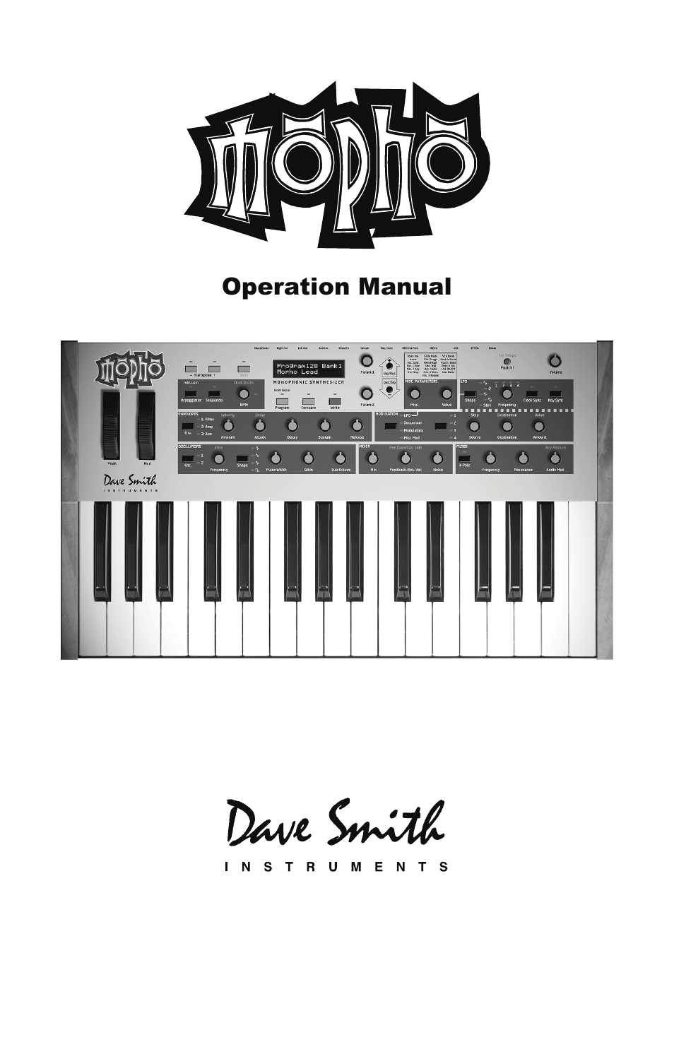 Dave Smith Instruments MOPHO KEYBOARD User Manual | 68 pages