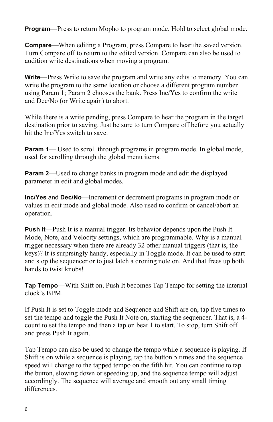 Dave Smith Instruments MOPHO KEYBOARD User Manual | Page 12 / 68