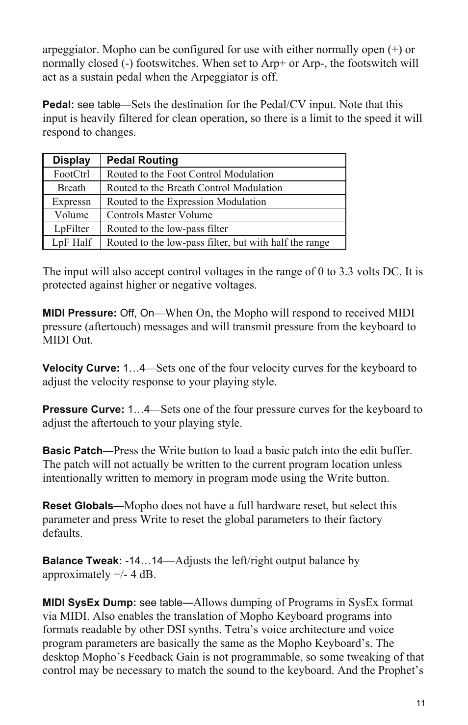 Dave Smith Instruments MOPHO KEYBOARD User Manual | Page 17 / 68