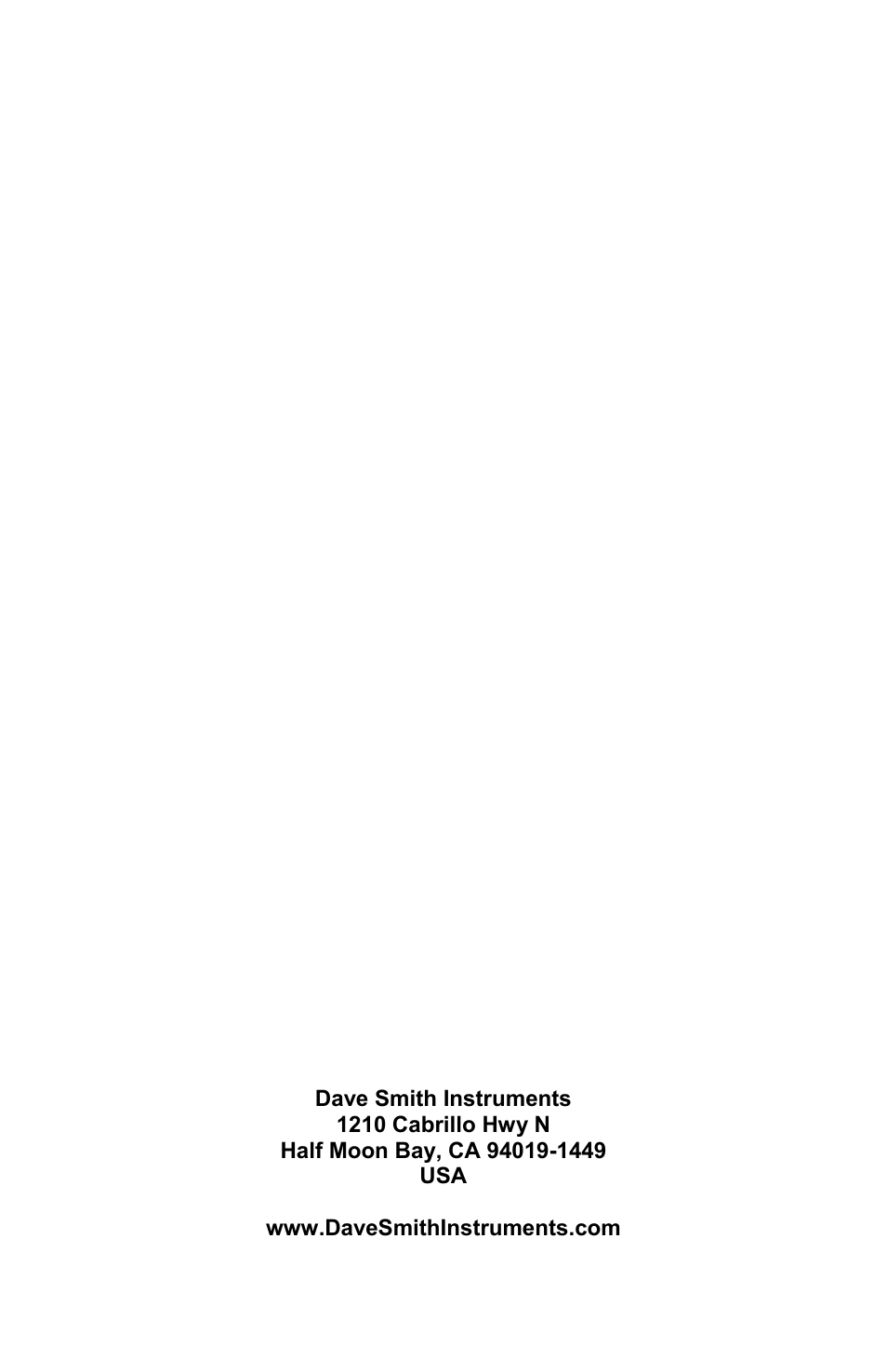 Dave Smith Instruments MOPHO User Manual | Page 52 / 52