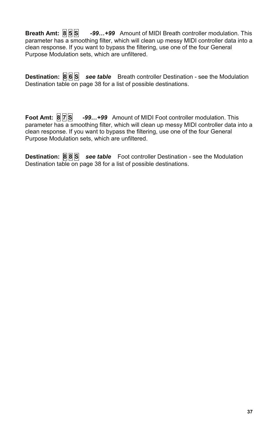 Dave Smith Instruments EVOLVER User Manual | Page 37 / 64