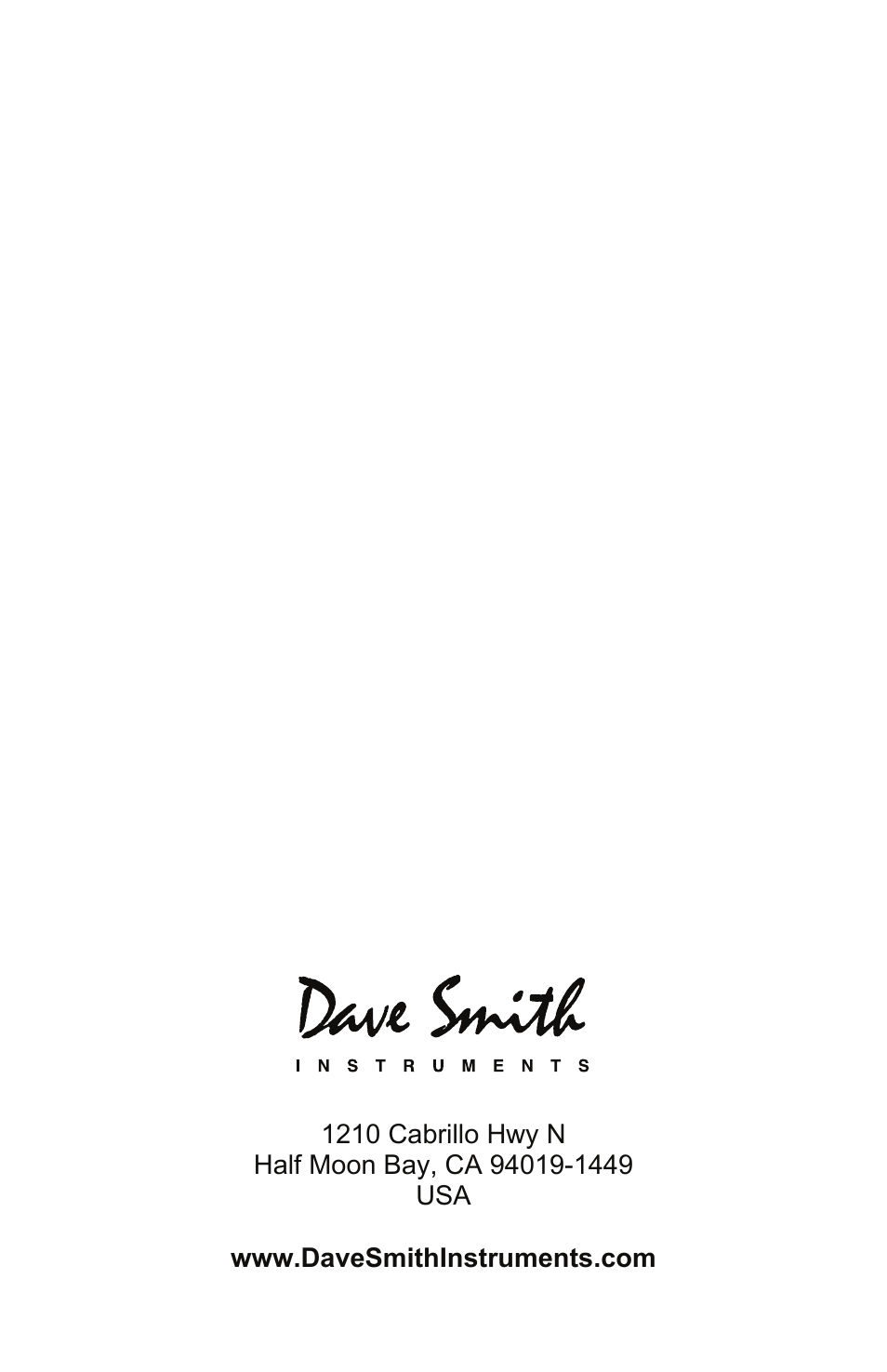 Dave Smith Instruments EVOLVER User Manual | Page 64 / 64