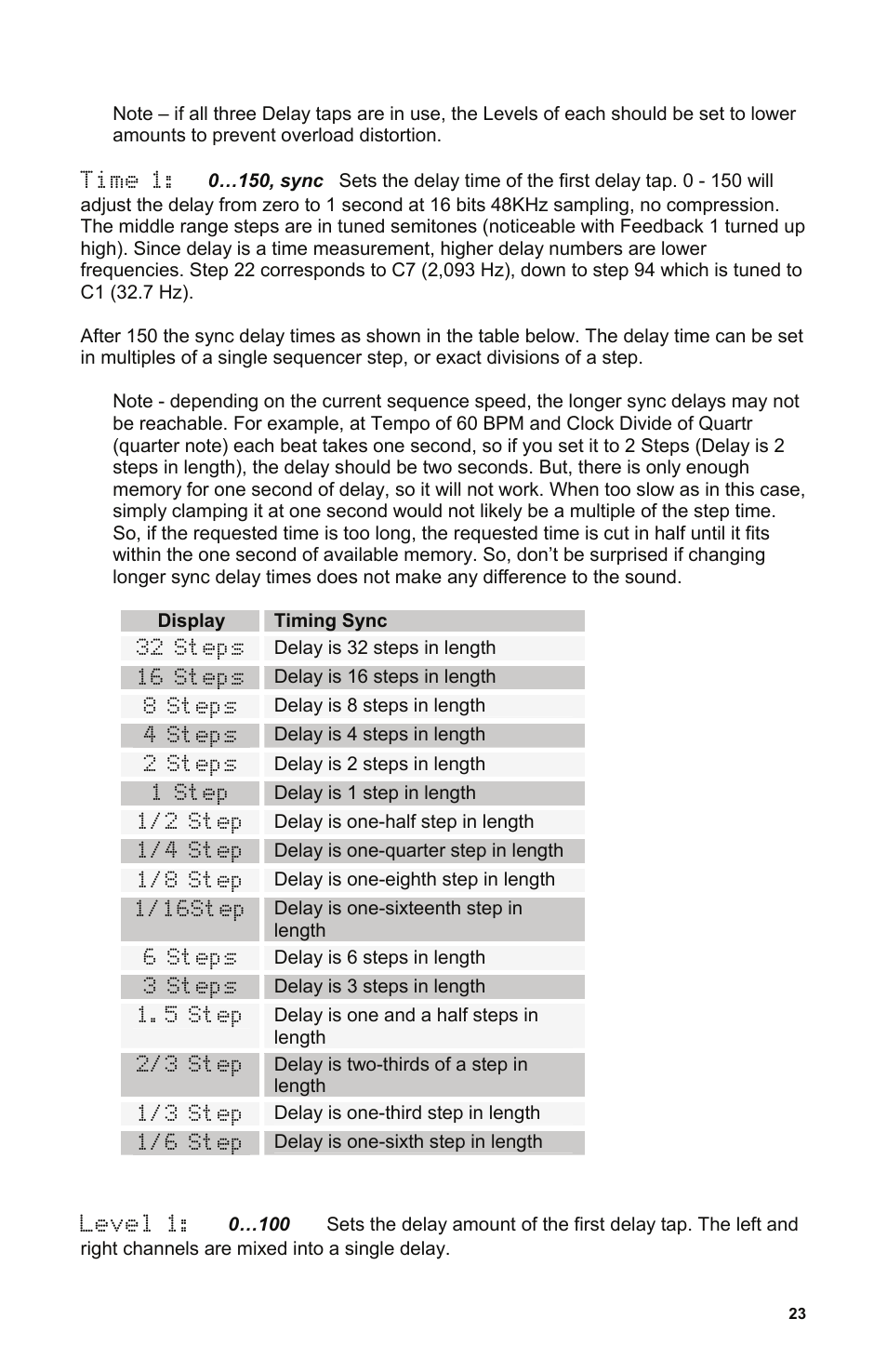 Dave Smith Instruments POLY EVOLVER RACK User Manual | Page 23 / 72