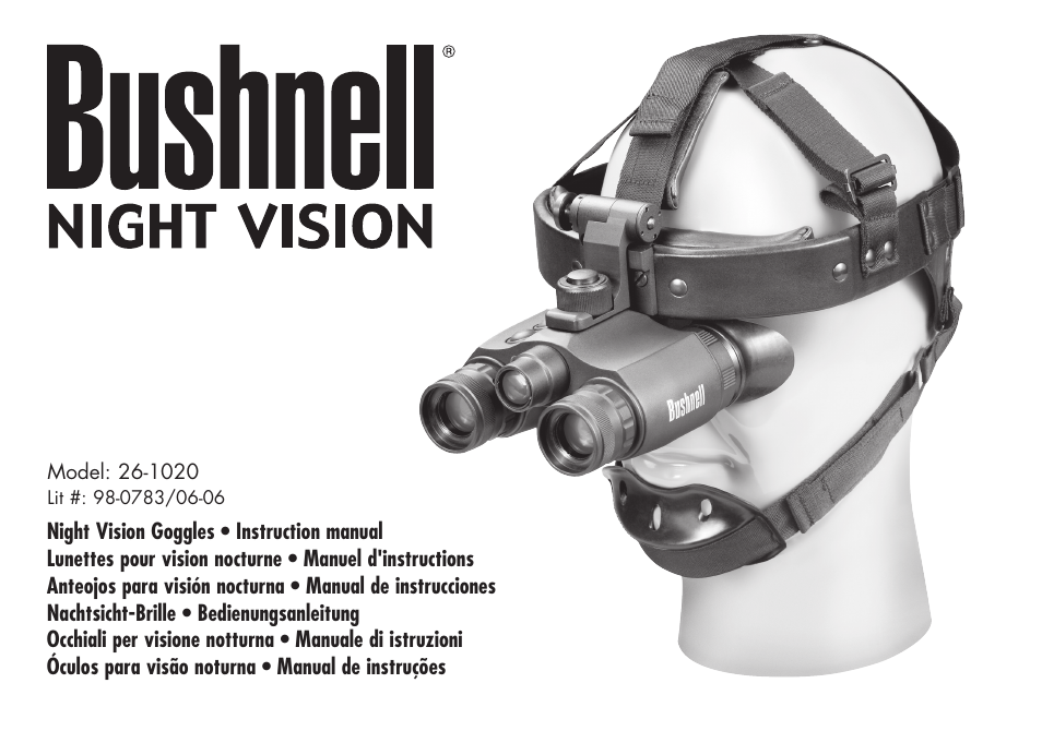 Bushnell 26-1020 User Manual | 21 pages