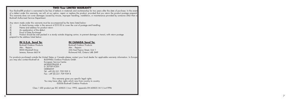 Bushnell 26-1020 User Manual | Page 5 / 21