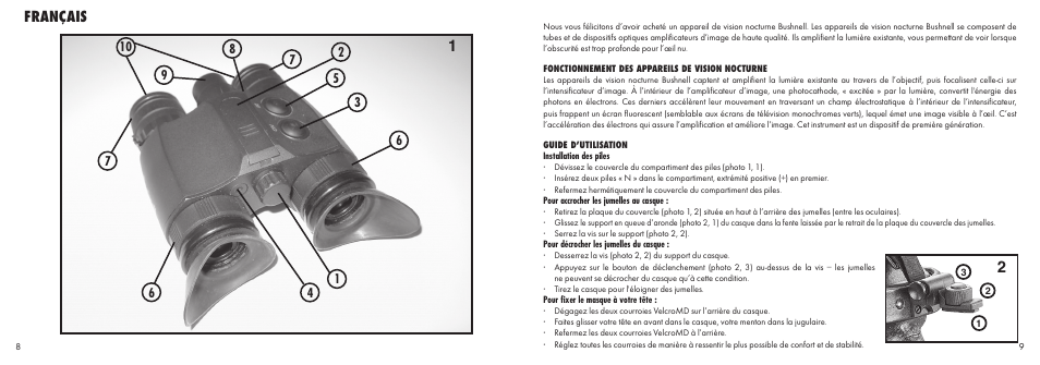 Français | Bushnell 26-1020 User Manual | Page 6 / 21