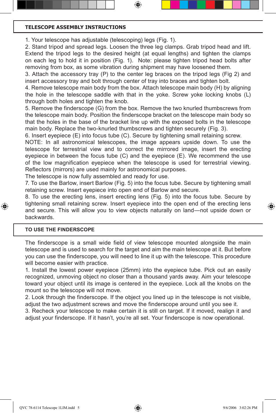 Bushnell 78-6114 User Manual | Page 5 / 9