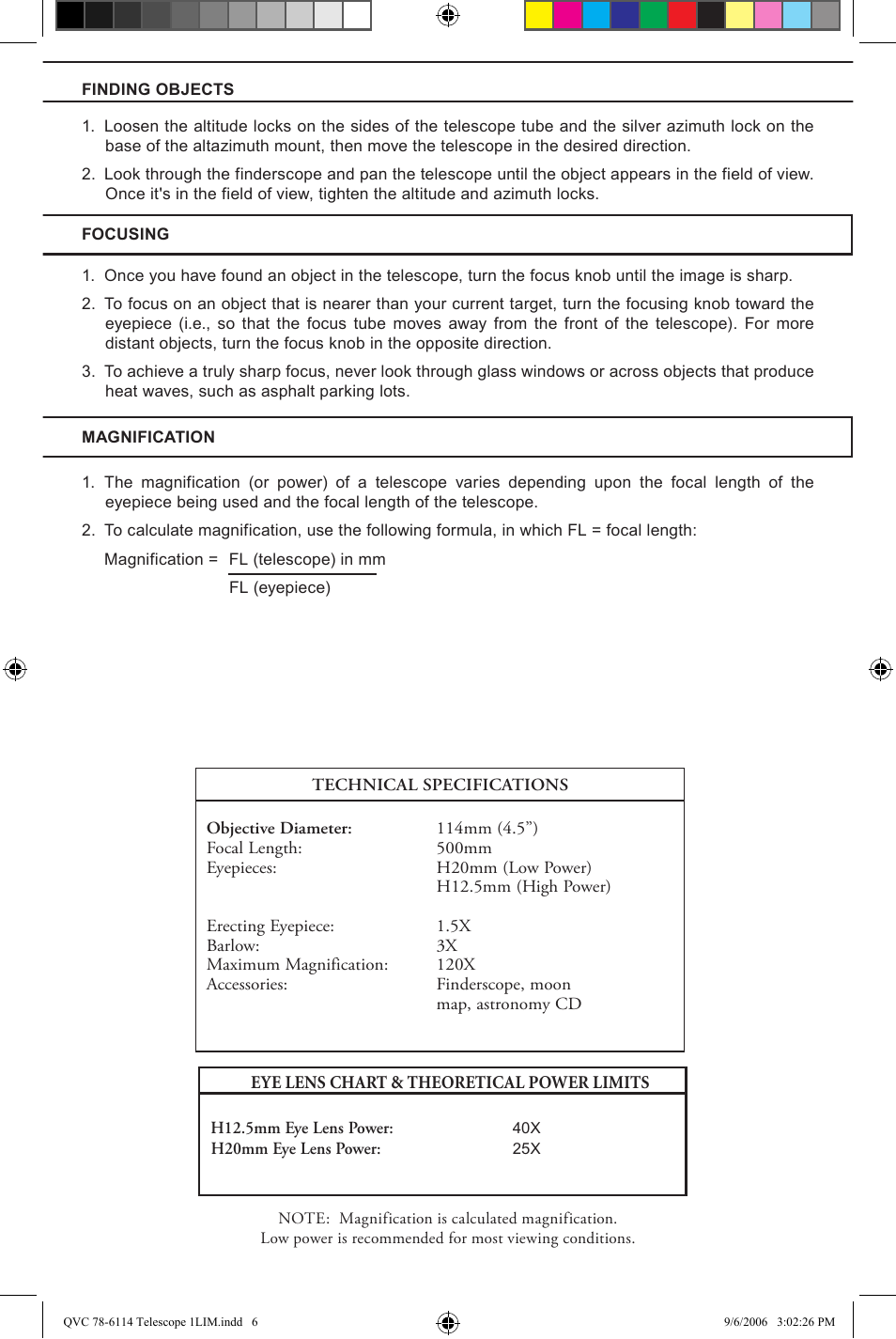 Bushnell 78-6114 User Manual | Page 6 / 9