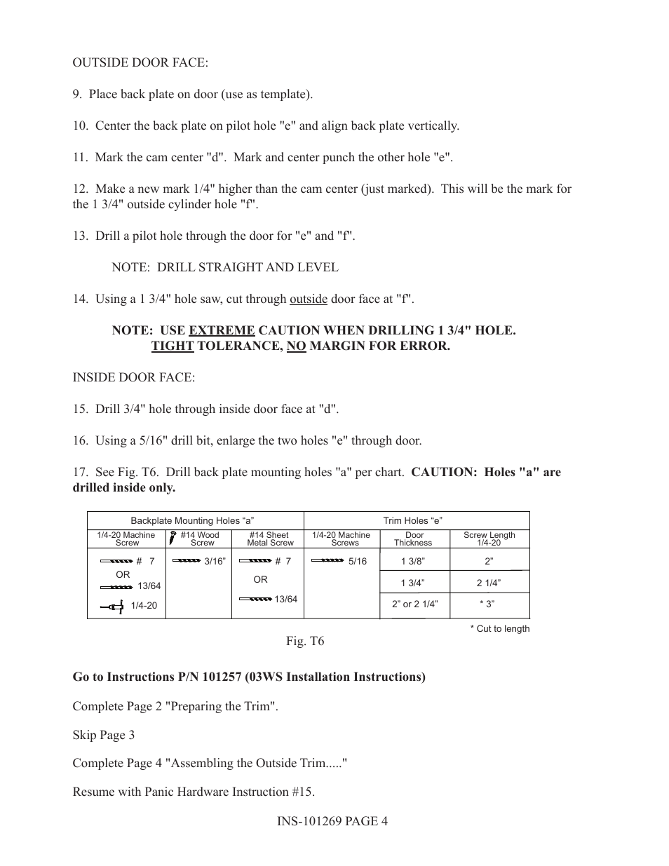 Detex WSV Trim User Manual | Page 4 / 4