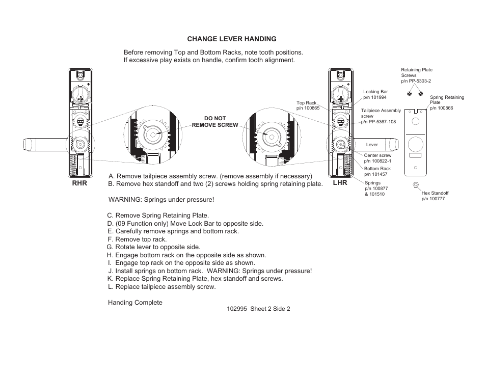 Detex BN Trim User Manual | Page 2 / 2