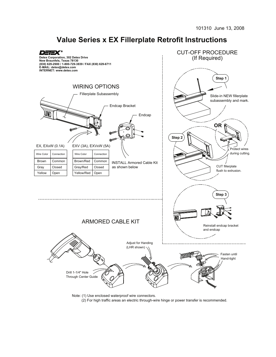 Detex V40 EX User Manual | 1 page