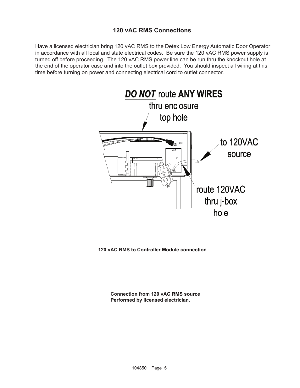 Detex AO19-1 Push User Manual | Page 5 / 10