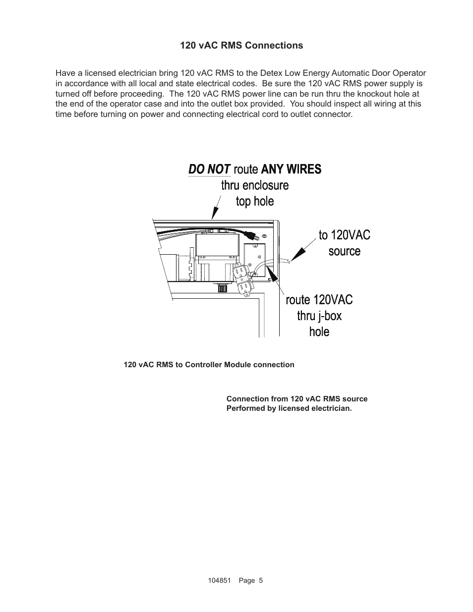 Detex AO19-1 Pull User Manual | Page 5 / 9