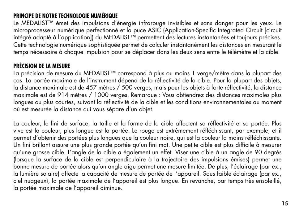 Bushnell MEDALIST 201355 User Manual | Page 17 / 75