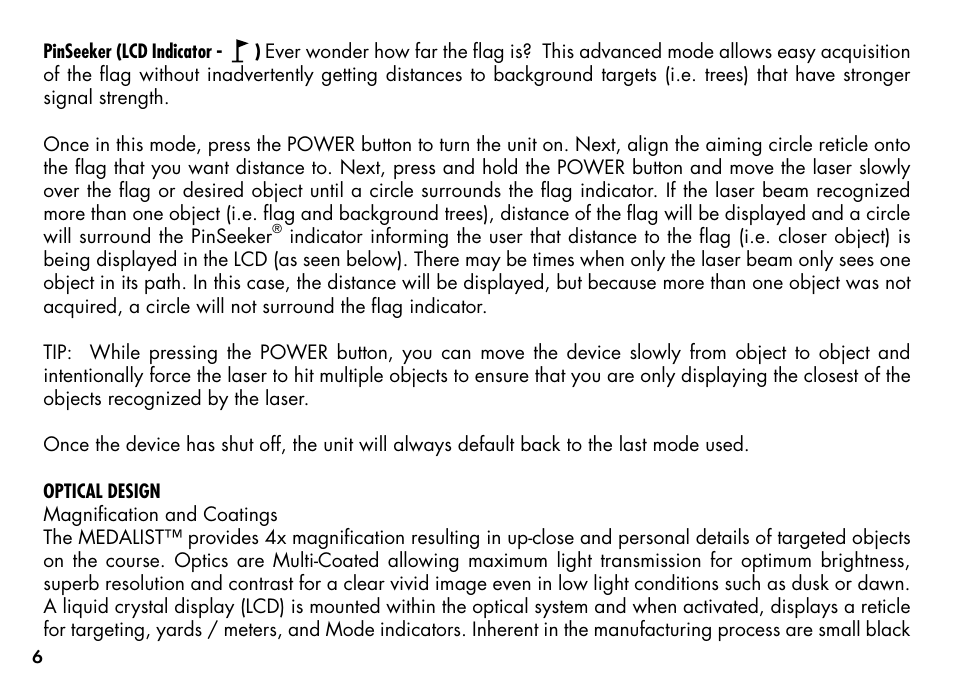 Bushnell MEDALIST 201355 User Manual | Page 8 / 75