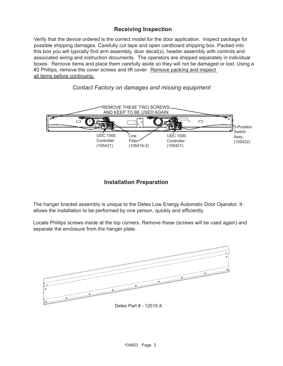 Detex AO19-2 Pull User Manual | Page 3 / 10