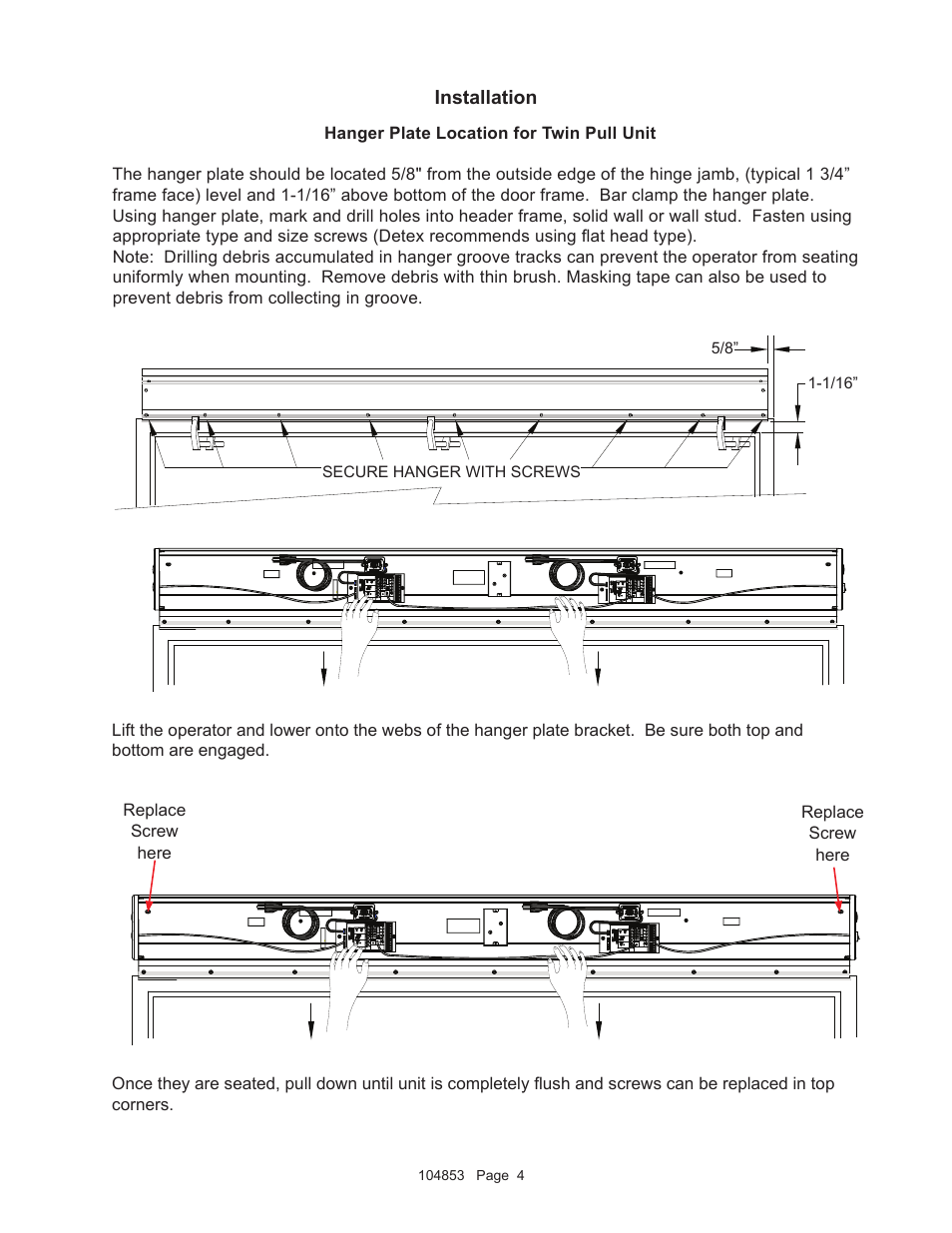 Detex AO19-2 Pull User Manual | Page 4 / 10